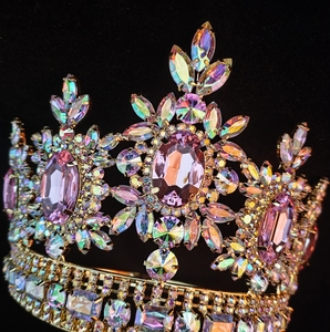 Corona all'ingrosso fornitore corona <span class=keywords><strong>5</strong></span> pollici rosa principessa concorso corona corona regina di natale - Product Image 3