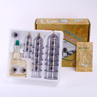 Chinois pas cher hijama ensemble pression négative ventouses machine hijama 12 ventouse kit ventouses outil