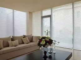 Polyester karartma beyaz kumaş özelleştirilmiş Shangri La üçlü silindir tonları pencere üçlü sırf - Product Image 6