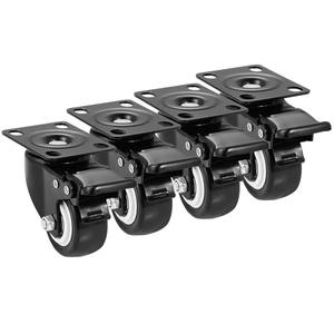 Rodas com fechadura central, móveis para escritório sem ruído 2 3 4 <span class=keywords><strong>5</strong></span> polegadas com fechamento central - Product Image 2