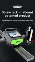 Mini machine de découpe plasma CNC à flamme avec moteur pas à pas 220V Modèle 1015 pour la découpe de tôles et de profilés métalliques Dimensions 1000x1500mm