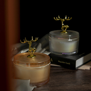 Velas de cera de soja de lujo profesional Velas de mecha de madera de larga duración perfumadas - Product Image 4