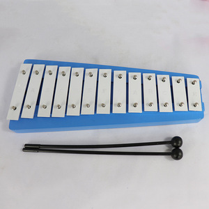 Xylophone Orff en aluminium à 13 plaques blanches, instrument de percussion à 13 tons, vente en gros - Product Image 4
