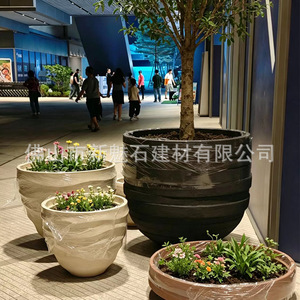 Nouveaux pots de fleurs créatifs Magic Stone pour extérieur, haute qualité, résistants à la corrosion, pour aménagement paysager de jardin - Product Image 1