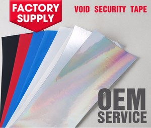 Tùy chỉnh an ninh con dấu nhãn Làm xáo trộn bằng chứng bảo hành nhãn dán làm mất hiệu lực mở Làm xáo trộn làm xáo trộn nhãn rõ ràng OEM in ấn nhãn dán - Product Image 4