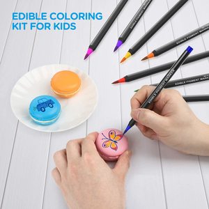8Pcs Food Grade Commestibile Marcatori Cibo Scrittori per la Decorazione Del Fondente, Torte, Biscotti, Pasqua Ad Esempio - Product Image 5