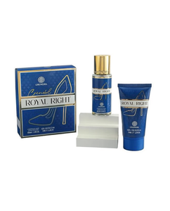 Set Regalo Donna Grenoril Royal Right Eau De Toilette 75Ml Spray con Gel Doccia - Product Image 1