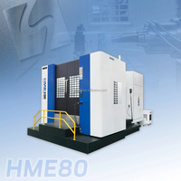 Centre d'usinage horizontal CNC HMC GUOSHENG HME80S à poste unique pour fraisage, perçage, alésage et ébavurage
