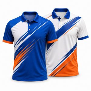 Custom DTG Print Company Workwear Collar T Shirt Sublimation Promotional <b>Polo</b> Shirt Mesh Breathable Short Sleeve Sports Jersey - Product Image 1