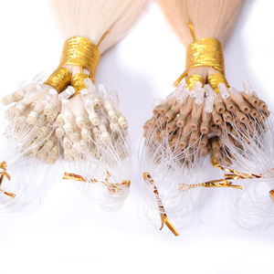 100% натуральные человеческие волосы для наращивания, оптовая продажа, шиньоны с микропетлями, вьющиеся, вьющиеся волосы для наращивания с микрозвеньями - Product Image 4