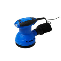 Lijadora Orbital Eléctrica de 350W, 125mm, 6 Velocidades Variables, Máquina de Pulir Madera con Bolsa de Polvo Autoaspirante