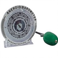 Barómetro Atmosférico Portátil de Plástico de 100 mm con Pantalla Graduada para Medición de Presión, Observación Meteorológica, OEM, Interior