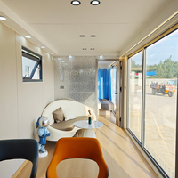 Casa Cápsula Prefabricada de Lujo de 20FT/40FT, Cabaña Tipo Apple Completamente Amueblada, Espacio Pequeño Tipo Cápsula para Glamping, Vacaciones y Residencia en Resorts