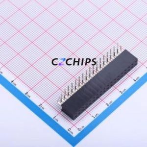 PM254-2-18-W-8.5 Pin Socket Bent Lead Through Hole,P=2.54mm Connector 2x18P 2.54mm 2.54mm Square Hole - Product Image 1