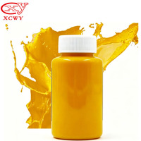 Pigment jaune 14 PY14 à base d'eau, pâte à bonne dispersion, colorant liquide pour PVC, PE, PP, masterbatch plastique et coloration de jouets