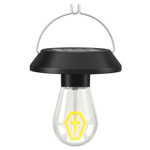 Luces Solares de Jardín con Bombilla LED y Gancho para Montaje en Pared, Lámpara Decorativa Colgante para Exteriores, Garantía de 2 Años, Control por Sensor de Luz - Product Image 4