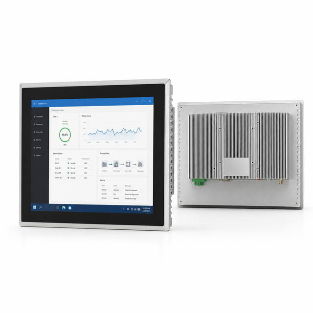 Waterproof 15 Inch Industrial Touch Monitor Slim Design Easy Installation High Definition Industrial Operation Screen