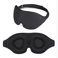 Masque pour les yeux bio 3D Silk Sleeping Masque de sommeil réglable Silk 3D Satin Personnalisable Masque pour les yeux profilé Private Label avec boîte
