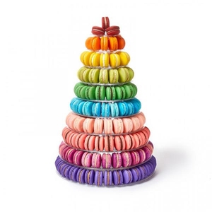 Espositore a 10 Piani in PVC PET per Macaron, Supporto per Presentazione di Dolci per Feste - Product Image 4