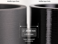 Filament PLA Mat en Gros 1,75 mm avec Couche Anti-Reflet et Effet de Camouflage, 8 Couleurs, Teintes Bois Clair et Teintes Chair pour Creality Bambu Lab