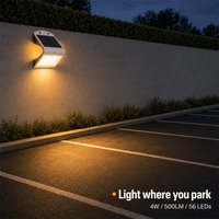 Lampe solaire d'entrée pour porte d'entrée, porche, portail, mur extérieur, villa, balcon, cour et aménagement paysager