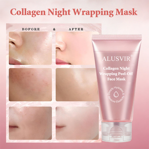 Masque de nuit au collagène de marque privée Peel-Off coréen Peel Off Masque facial Niacianmdie Skin Care Glowing Firming Masque facial - Product Image 6