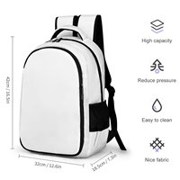 Sac à dos quotidien imperméable personnalisé avec impression graphique, dos en maille respirante, idéal pour les étudiants, l'université et les activités sportives en extérieur (vente en gros)