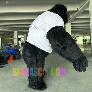 Costumes de mascotte gonflables de gorille singe roi de <span class=keywords><strong>dessin</strong></span> <span class=keywords><strong>animé</strong></span> de <span class=keywords><strong>film</strong></span> d'animation orientale 2m 2.6m 3m costumes de gorille gonflables avec ventilateur - Product Image 4