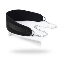 Ceinture de musculation en EVA robuste avec chaîne en acier pour tractions et dips, idéale pour la musculation en salle de sport commerciale, personnalisable avec logo.