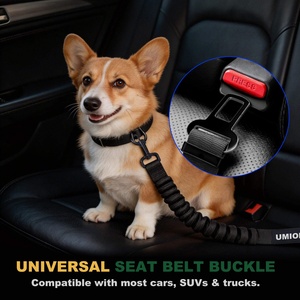 Correa de Sujeción Elástica Resistente para Mascotas en el Auto, Cinta de Nailon Resistente al Desgaste para Perros, Anti-Impulsiones, Viaje Seguro - Product Image 4
