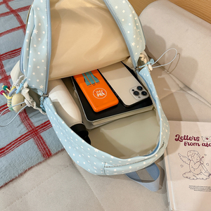 <span class=keywords><strong>Mochila</strong></span> <span class=keywords><strong>Escolar</strong></span> Antirrobo con Diseño de Cinnamoroll y <span class=keywords><strong>Kuromi</strong></span> para Niñas, con Puerto USB, Material Oxford, Estilo Melodías - Product Image 5