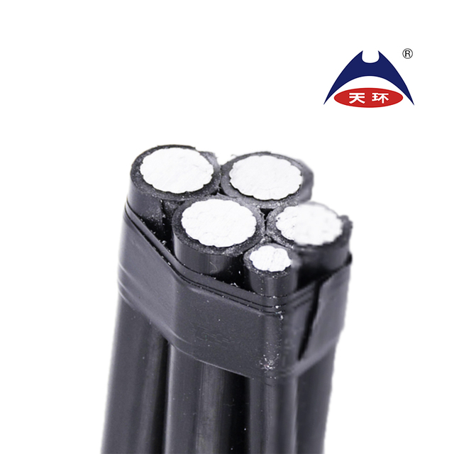 0.6/1kv ABC Aerial Bundle Cable XLPE Insulation Aluminum Overhead Power Cable for Industrial Construction Power Station