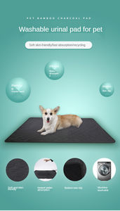 Umwelt freundliche Haustier wasch bare Pee <span class=keywords><strong>Pads</strong></span> Toiletten matte für Hunde Wieder verwendbare Welpen <span class=keywords><strong>training</strong></span> Pee Pad Matte Wasserdichte auslaufs ichere Dog Pee Pad - Product Image 6