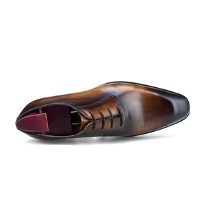 Zapatos de Cuero Sin Cordones de Alta Calidad Hechos a Mano Profesionales para Vestir de Negocios, Bodas, Cómodos, Transpirables, Impermeables, con Soporte de Arco - Product Image 4