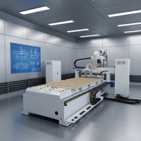 Routeur CNC à quatre axes avec réducteur Shinpo japonais, interrupteur ABB, cylindre AirTAC et moteurs 6KW pour portes