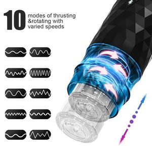 Il sesso telescopico automatico dell'attrezzatura di masturbazione della Vagina di rotazione gioca il masturbatore maschio per gli uomini - Product Image 2