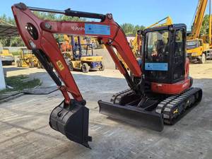 รถขุดมือสองญี่ปุ่นแท้ 5 ตัน ยี่ห้อ KUBOTA รุ่น KX057 KX057-4 พร้อมใบรับรอง EPA CE รถขุด Kubota KX057-4 แบบ Zero Tail Swing Arm และยาง - Product Image 6