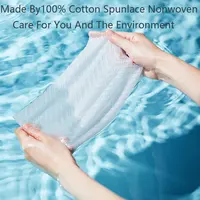 Winnaar Pluizende Eco-vriendelijke Handdoek Tissu Papier Doos Cosmetische Make-Up Remover 100% Katoen Non Woven Tissues 1 Ply