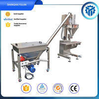 Prix usine bouteille lait café Acai poudre Machine d'emballage semi-automatique vis tarière Machine de remplissage pour poudre