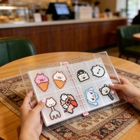 Álbum de recambio para tarjetas pequeñas con logotipo personalizado A5, con abalorios termoadhesivos/al por mayor |   Bolsas Transparentes de PVC Ecológicas para Almacenamiento de Manualidades