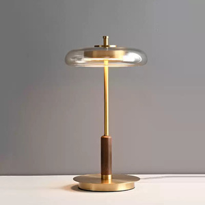 Lámpara <span class=keywords><strong>de</strong></span> mesa <span class=keywords><strong>de</strong></span> <span class=keywords><strong>diseño</strong></span> nórdico, lámpara <span class=keywords><strong>de</strong></span> noche para dormitorio, lámpara <span class=keywords><strong>de</strong></span> lujo <span class=keywords><strong>de</strong></span> madera <span class=keywords><strong>de</strong></span> nogal, lámpara <span class=keywords><strong>de</strong></span> pie creativa para estudio, sala <span class=keywords><strong>de</strong></span> estar y sofá - Product Image 2