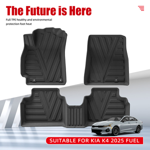Sản Phẩm Mới 3D TPE Xe Mat Không Thấm Nước Sàn Xe Mat Non-Slip Xe Lót Chống Bụi Sàn Lót Cho <span class=keywords><strong>Kia</strong></span> K4 2025 Nhiên Liệu - Product Image 2