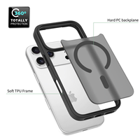 Coque de téléphone portable antichoc Beiman en TPU+PC rigide avec sensation mate et chargement sans fil magnétique pour iPhone 17/17 Pro