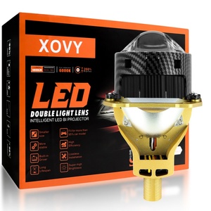 Ampoule de phare antibrouillard à double lentille LED XT7-PRO-W super lumineuse de 3,0 pouces, projecteur de lumière LED pour voiture, lentilles LED pour phare de voiture - Product Image 2