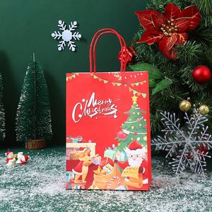 Bolsa de Regalo Navideña, Bolsa de Papel para Dulces de Nochebuena, Bolsa de Papel Kraft para Empacar Manzanas - Product Image 5