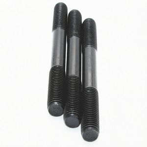 Boulons à tête cylindrique haute résistance 8.8 10.9 12.9 en acier au carbone, tiges filetées à double extrémité, finition oxyde noir GB - Product Image 1