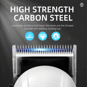 Tondeuses à cheveux électriques professionnelles avec logo personnalisé, sans fil, rechargeables par USB, batterie au lithium, pour usage domestique ou en salon de coiffure - Product Image 2