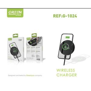 Cargador Inalámbrico Greenlyca de 15W con Carga Rápida para Teléfonos Inteligentes - Product Image 3