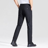 Pantalon de golf anti-rides pour homme en soie glacée, rafraîchissant, hydrophobe, coupe ajustée, joggers, vêtements imperméables, pantalon de travail