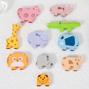 Kinder DIY Cartoon Tier gestapelt Spielzeug Tier kognitive Puzzle Spielzeug Holz balanciert gestapelt Baustein Spielzeug - Product Image 6